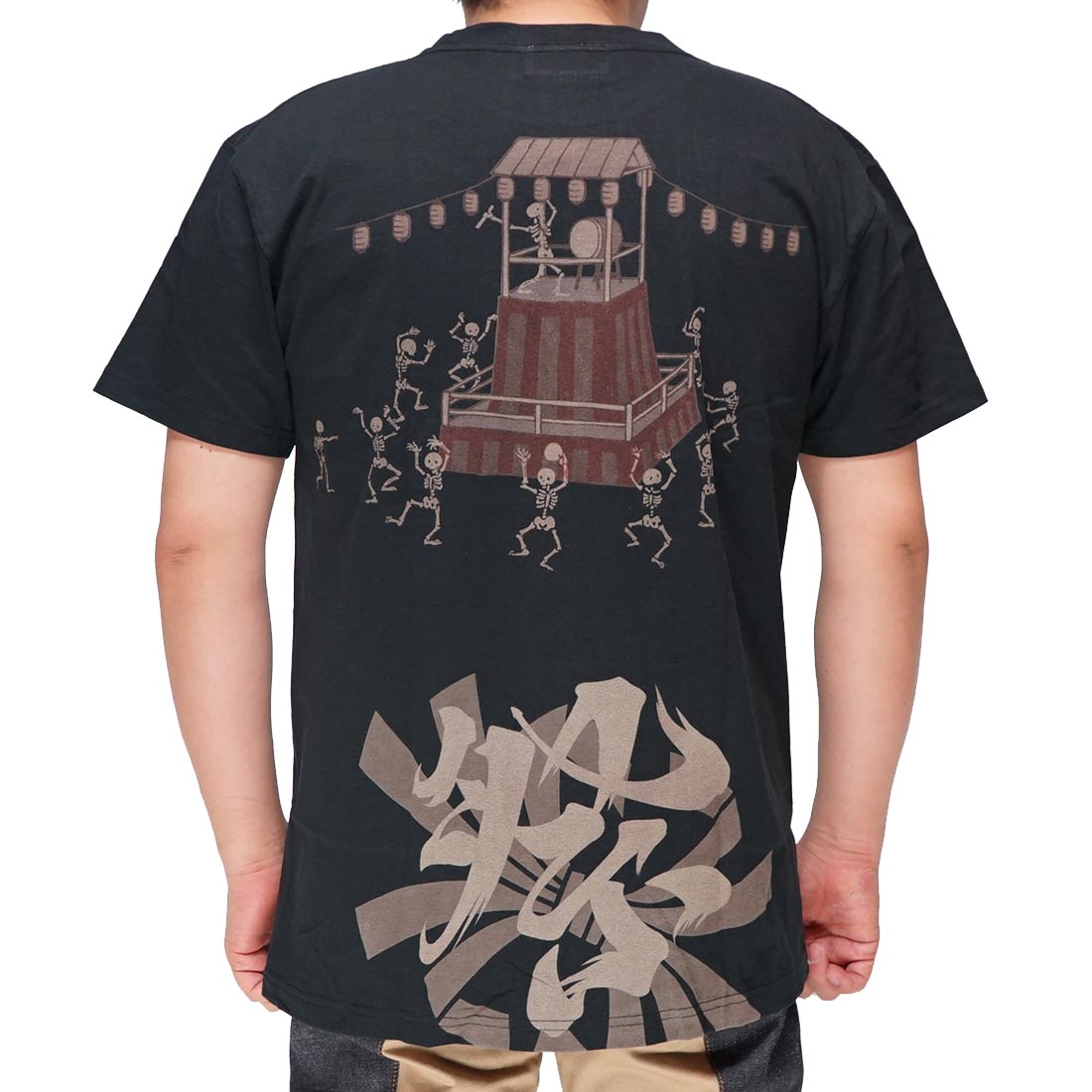 喜人 きじん 和柄 Tシャツ 半袖 メンズ 日本製 秘密の祭り KJ-22006