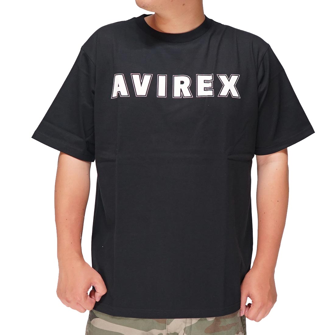 AVIREX アビレックス アヴィレックス Tシャツ 半袖 メンズ ロゴ 6123353【AVIRE...