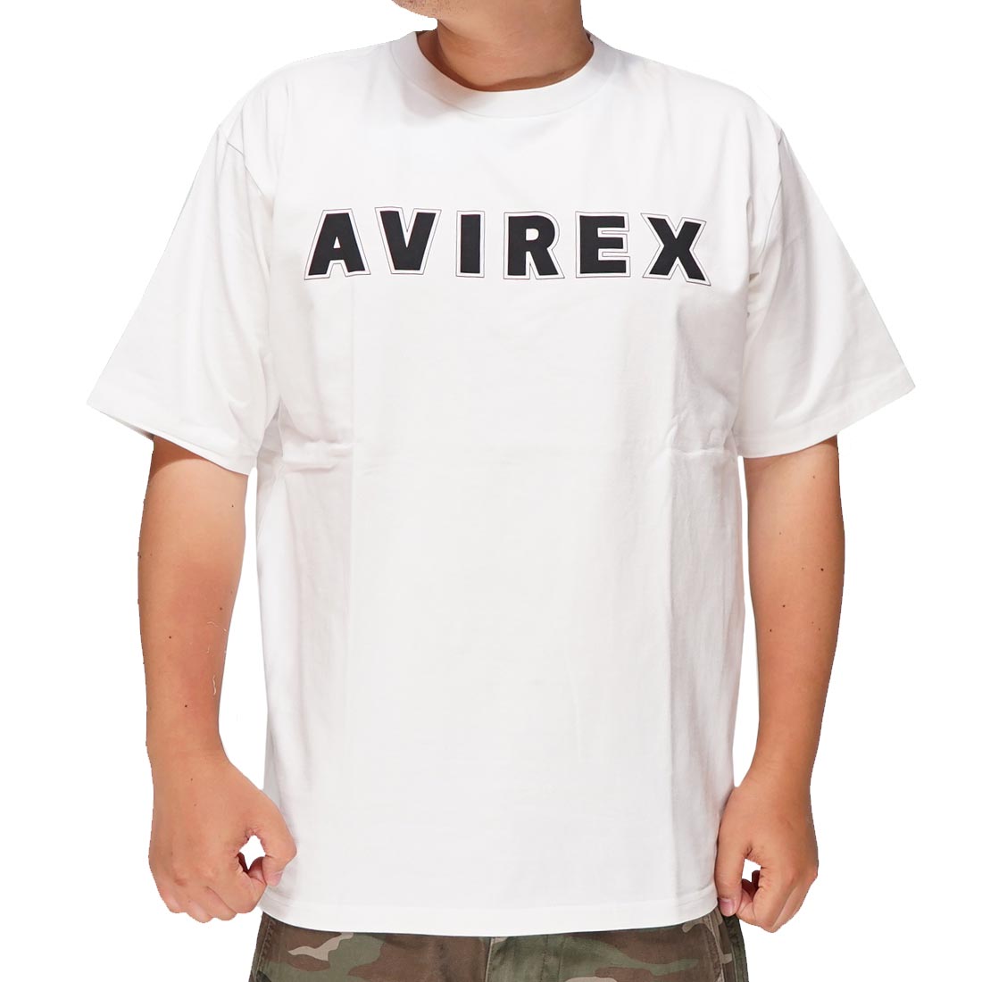 AVIREX アビレックス アヴィレックス Tシャツ 半袖 メンズ ロゴ 6123353【AVIREXから新作Tシャツが登場!!】｜mayakasai｜02