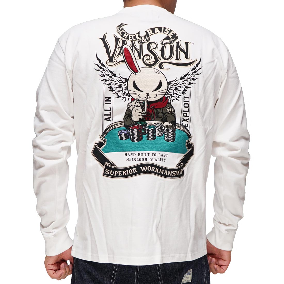 VANSON バンソン × クローズ × WORST T.F.O.A コラボ ロング Tシャツ メン...