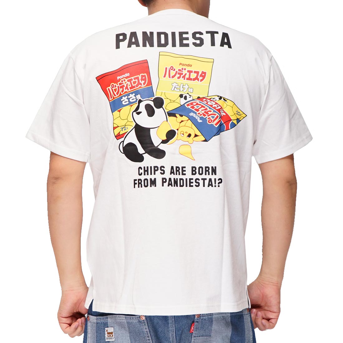 パンディエスタ PANDIESTA Tシャツ 半袖 パンダ バンブーチップス