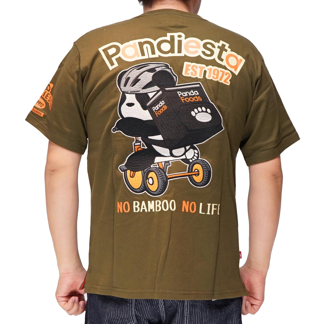 パンディエスタ PANDIESTA Tシャツ 半袖 パンダ メンズ デリバリー