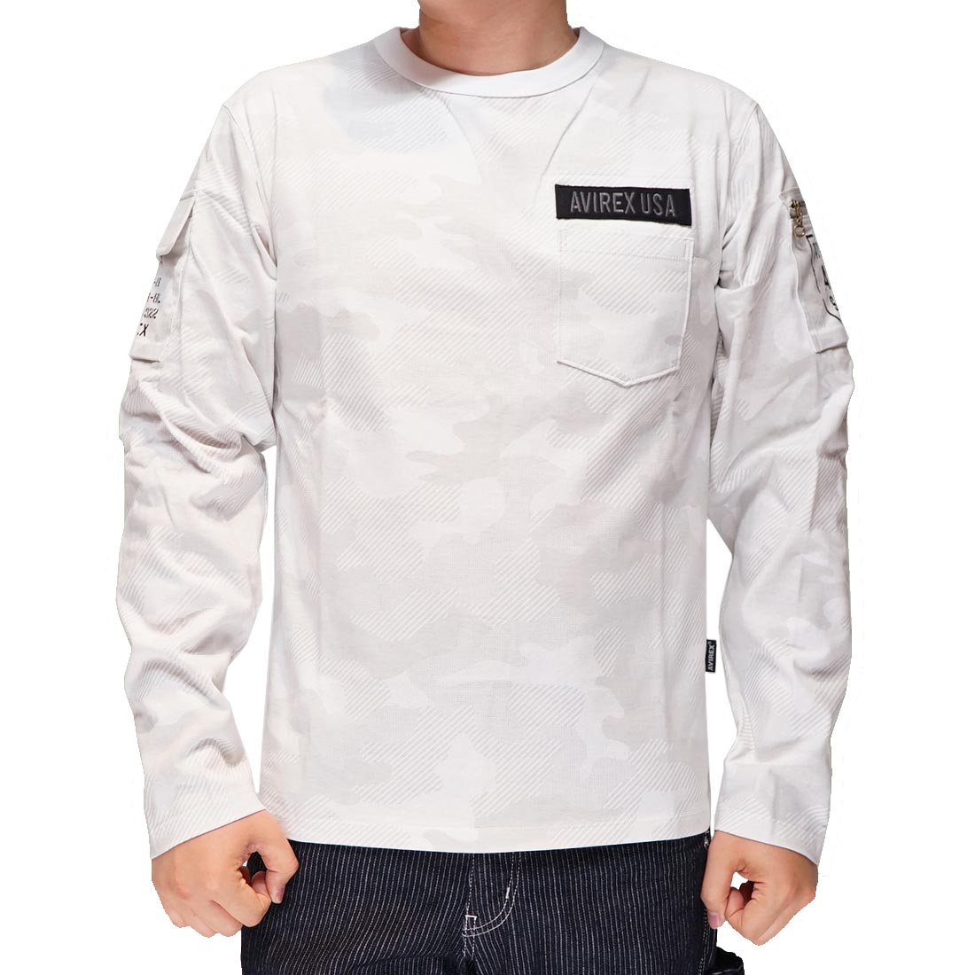 AVIREX アヴィレックス アビレックス 長袖 Tシャツ ファティーグ 