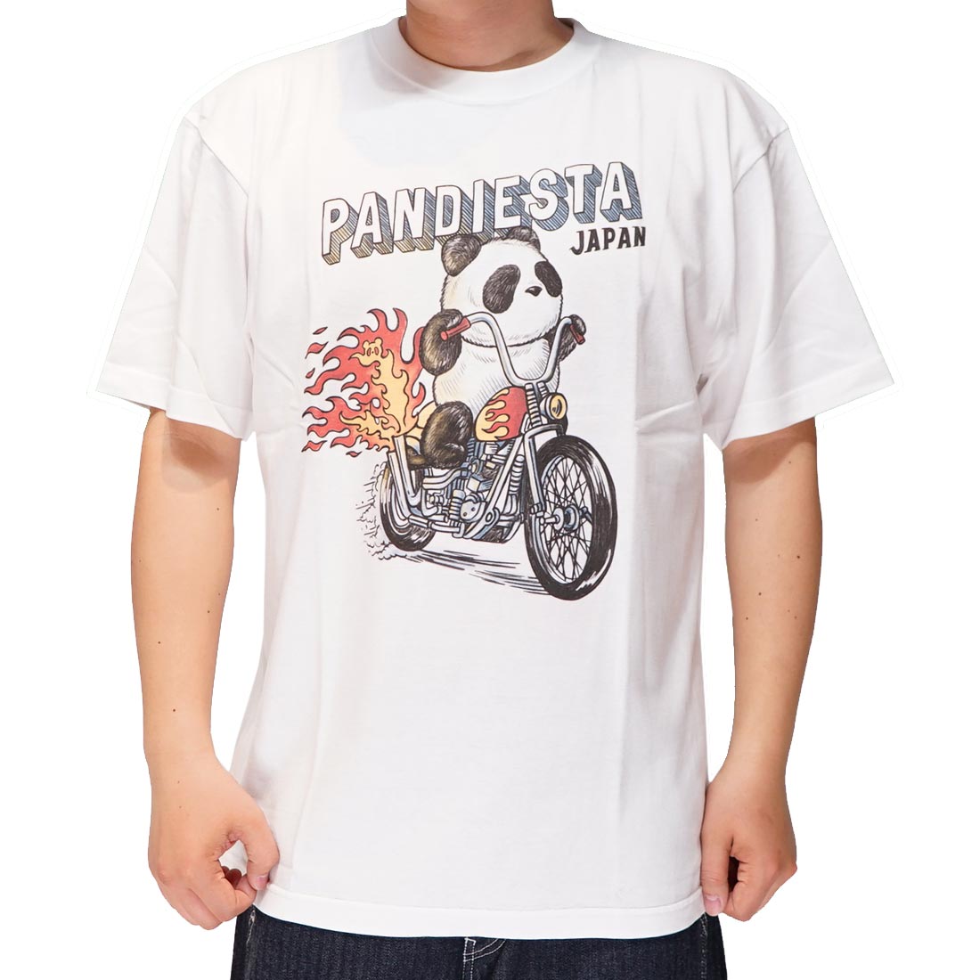 パンディエスタ PANDIESTA Tシャツ 半袖 パンダ インクジェット