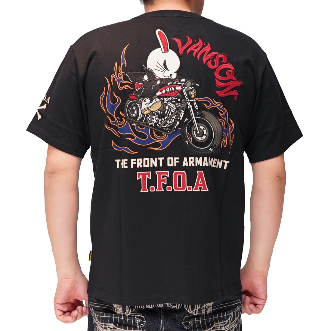 VANSON バンソン クローズ メンズ デスラビット Tシャツ 半袖 T.F.O.A