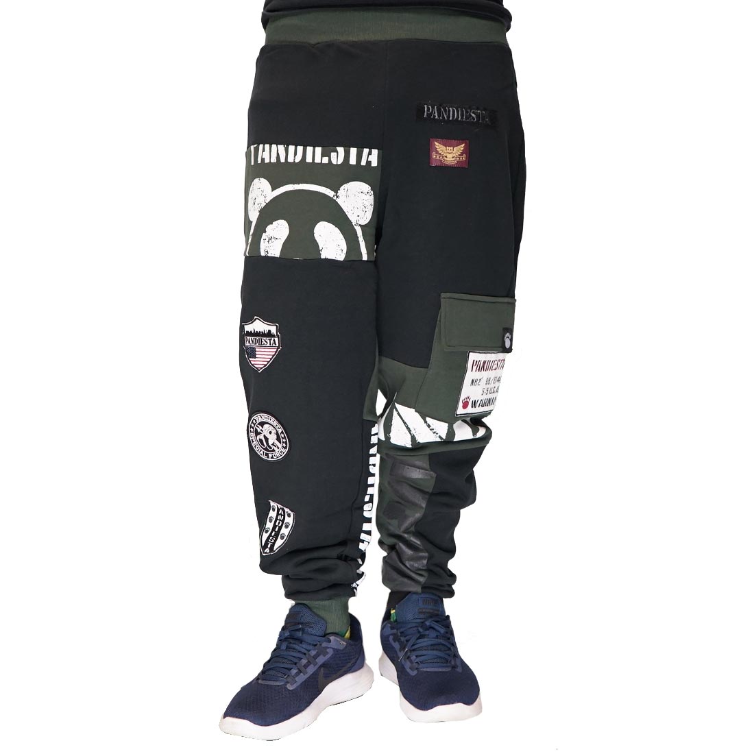 パンディエスタ PANDIESTA 配色切替ミリタリー スウェットパンツ