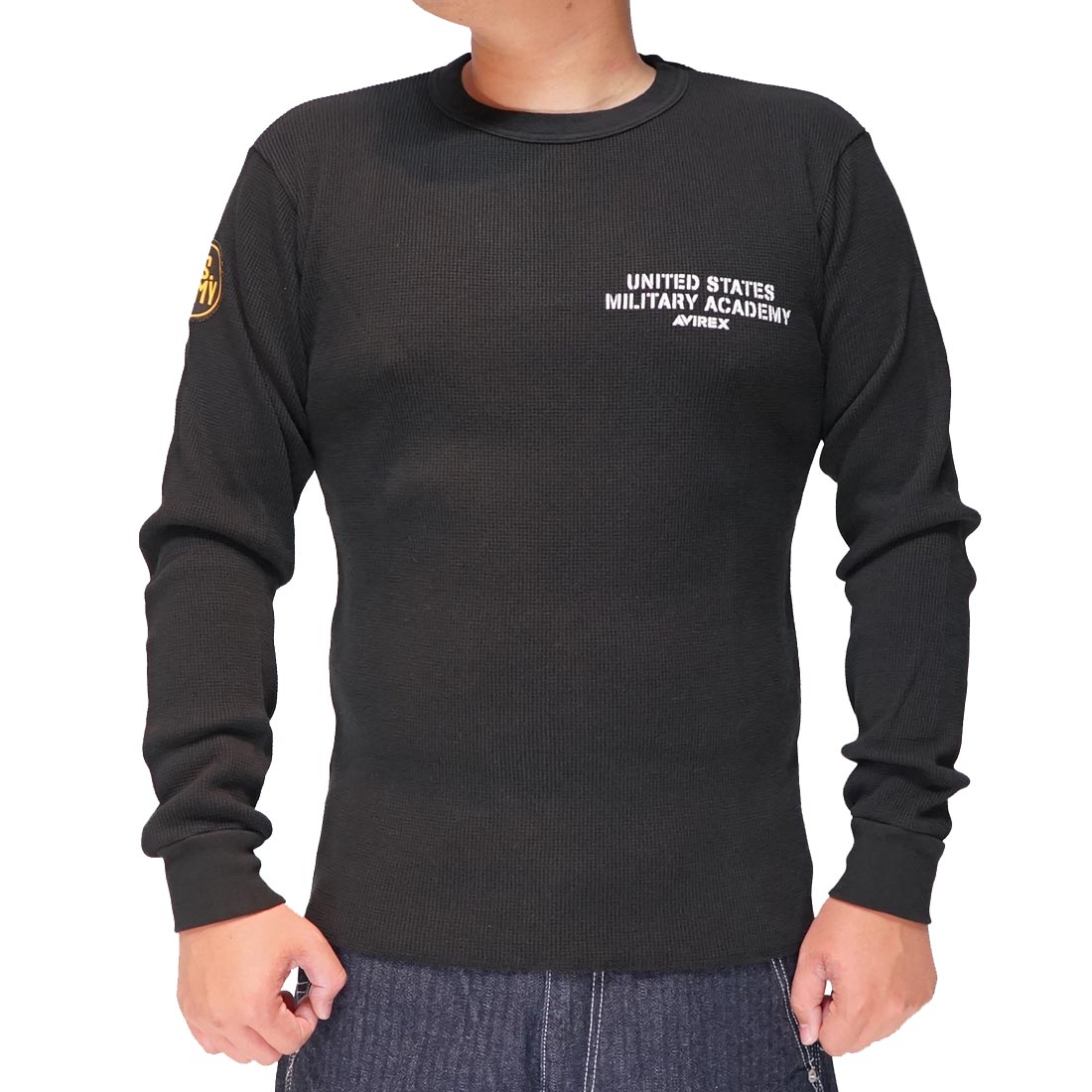 AVIREX アヴィレックス アビレックス 長袖 Tシャツ ワッフル素材