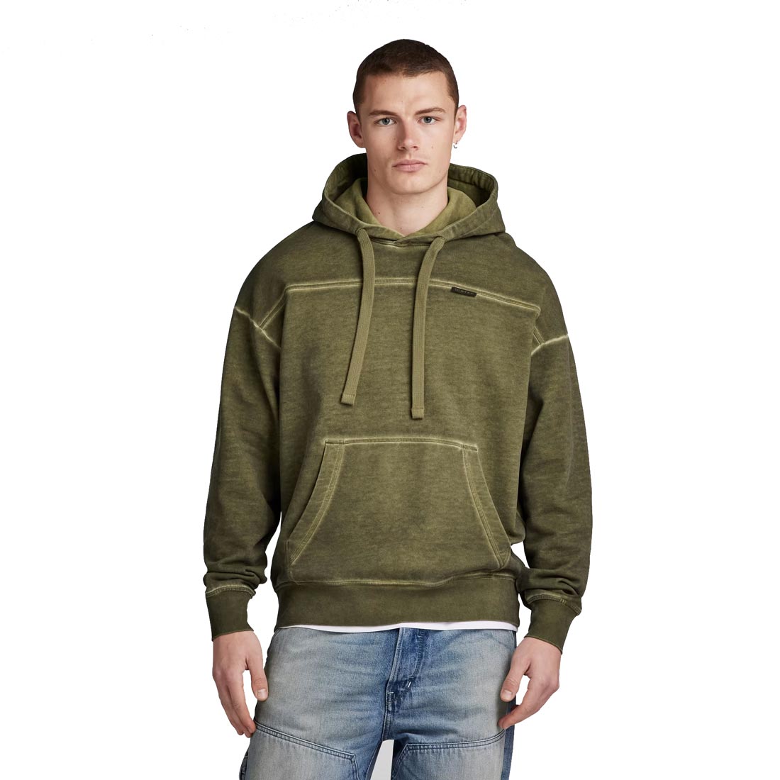 ジースター ロウ G-STAR RAW プル パーカー メンズ GARMENT DYED LOOSE