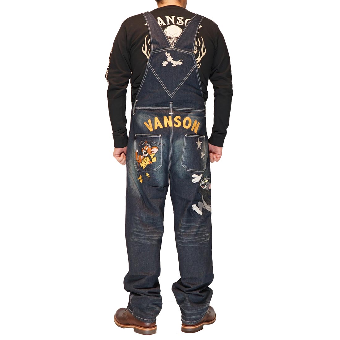 Vanson　デニムオーバーオール 楽天市場】VANSON バンソン つなぎ デニム メンズ レディース