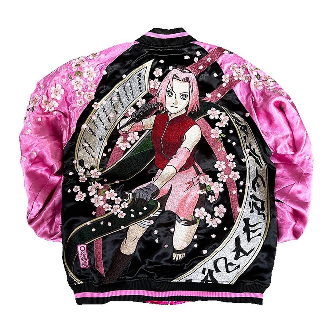 絡繰魂 カラクリダマシイ ナルト コラボ 和柄 スカジャン メンズ