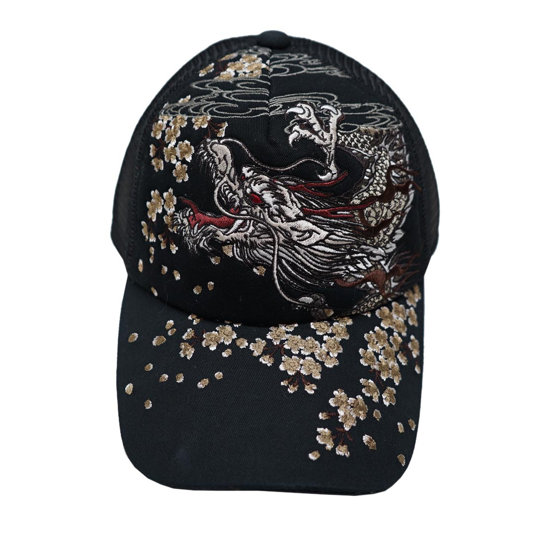 絡繰魂 カラクリダマシイ 和柄 キャップ 帽子 CAP 総刺繍 メンズ