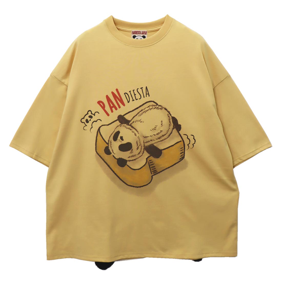 パンディエスタ PANDIESTA Tシャツ 半袖 パンダ ビッグサイズ 食パン