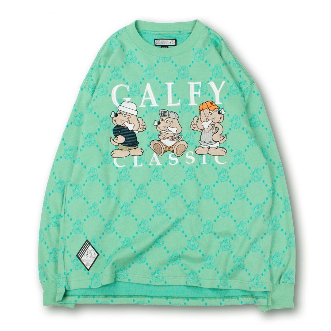 GALFY ガルフィー Tシャツ 長袖 メンズ レディース ドッグ 犬 紋紋 141005 送料無料