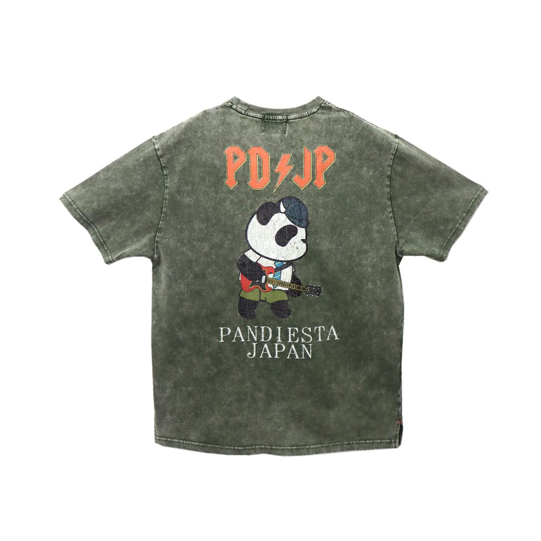 パンディエスタ PANDIESTA Tシャツ 半袖 パンダ ギタリスト パウダー