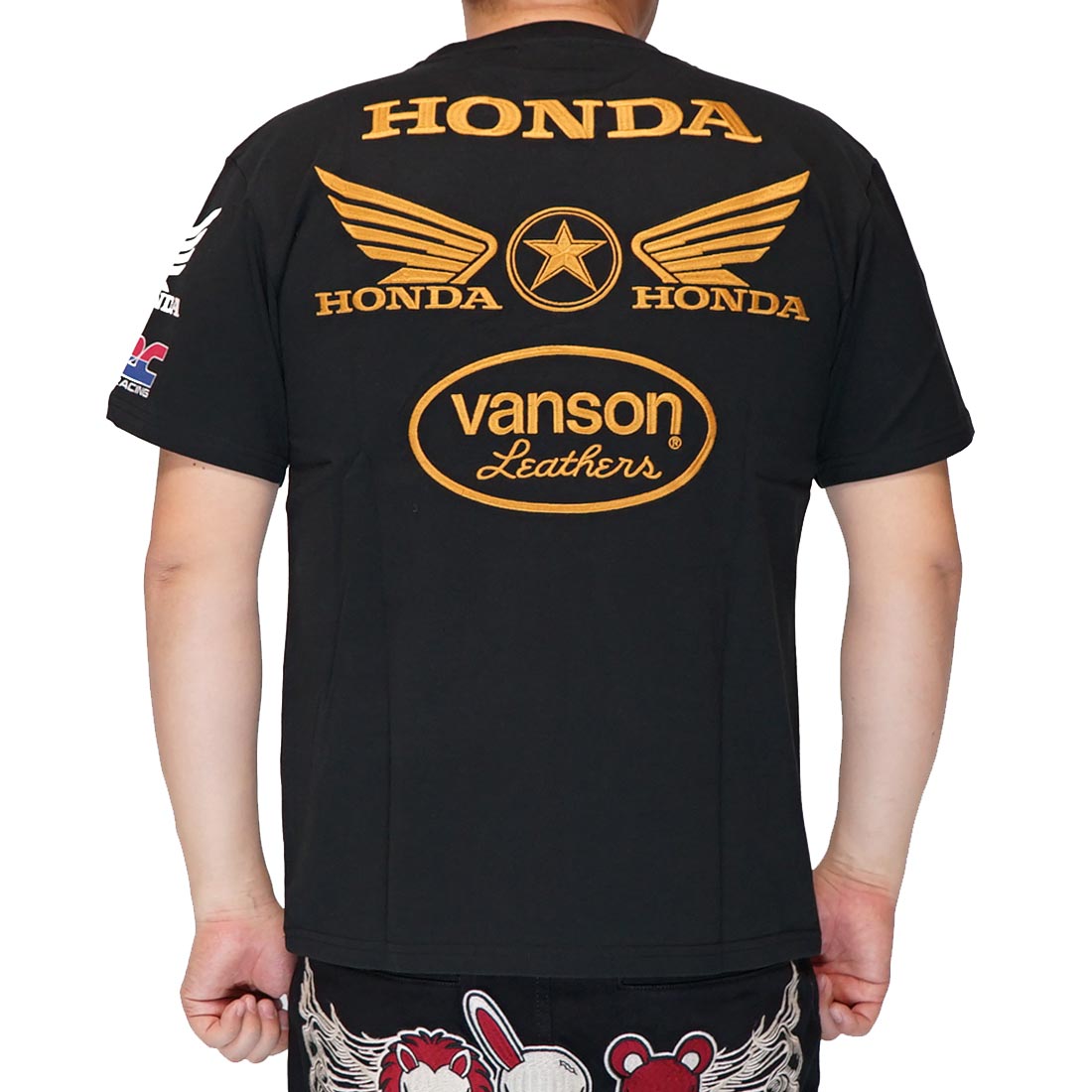 VANSON バンソン ホンダ HONDA コラボ Tシャツ 半袖 メンズ HRV