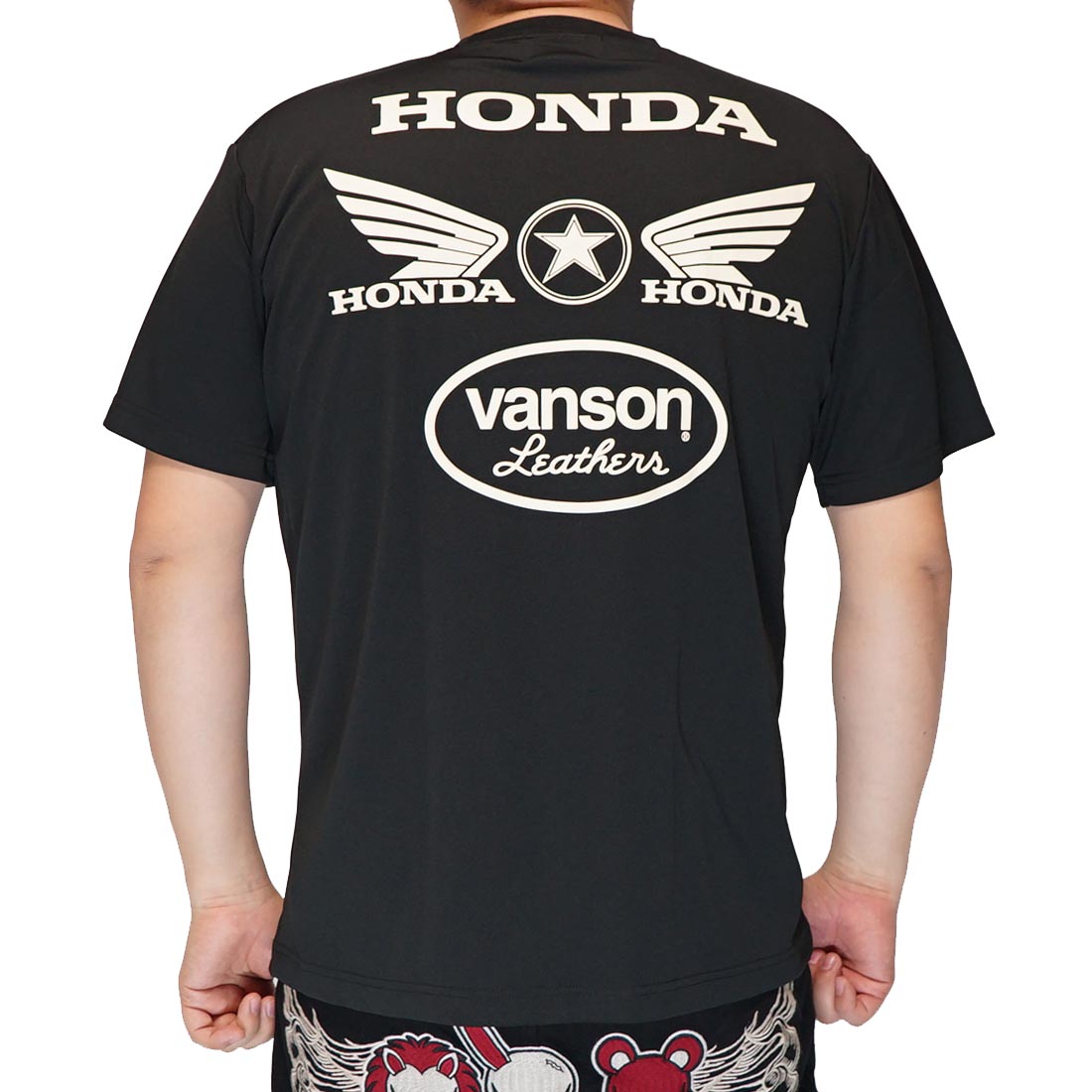 VANSON バンソン ホンダ HONDA コラボ ドライTシャツ 半袖