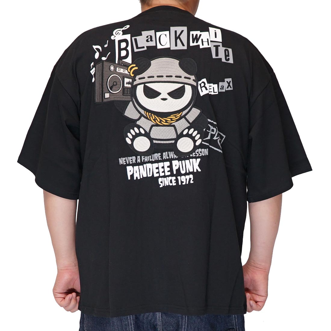パンディエスタ PANDIESTA Tシャツ 半袖 パンダ メンズ ラインストーン