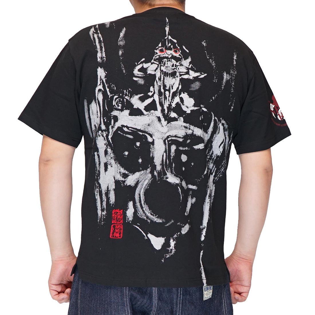 エヴァンゲリオン Evangelion 錦 コラボ Tシャツ 半袖 メンズ 墨絵風初