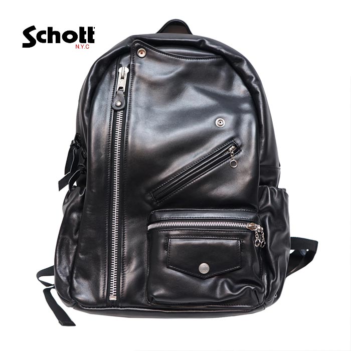 Schott(ショット) ライダースデイパック バッグ レザー BAG 鞄 メンズ
