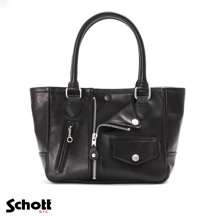 Schott(ショット) ミニライダース レザートートバッグ BAG 鞄 メンズ 本革 782-3976009 782-4976010 送料無料 Schott(ショット) ミニライダース レザートートバッグ BAG 鞄 メンズ