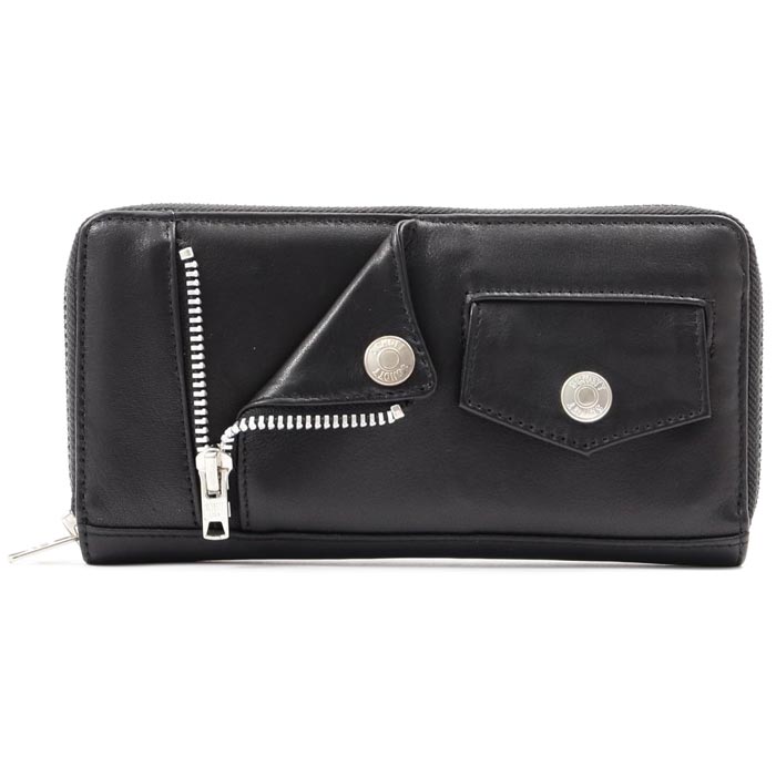 Schott(ショット) ミニライダース LEATHER RIDERS ZIP WALLET レザー ライダース ジップ ウォレット メンズ 782-4970056 送料無料 Schott(ショット) ミニライダース LEATHER RIDERS ZIP WALLET レザー