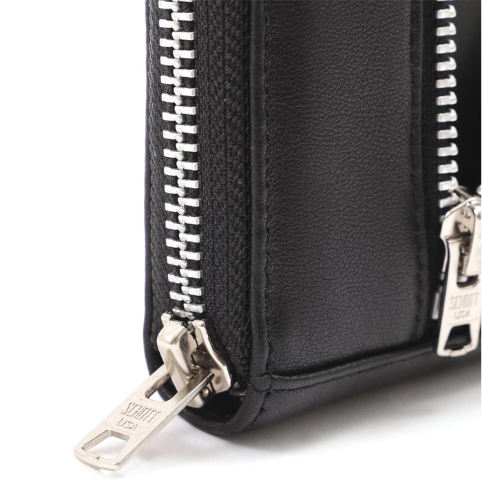 Schott(ショット) ミニライダース LEATHER RIDERS ZIP WALLET レザー