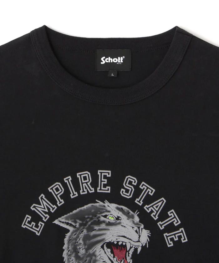 Schott ショット Tシャツ 半袖 メンズ ブラックパンサー Tee 782