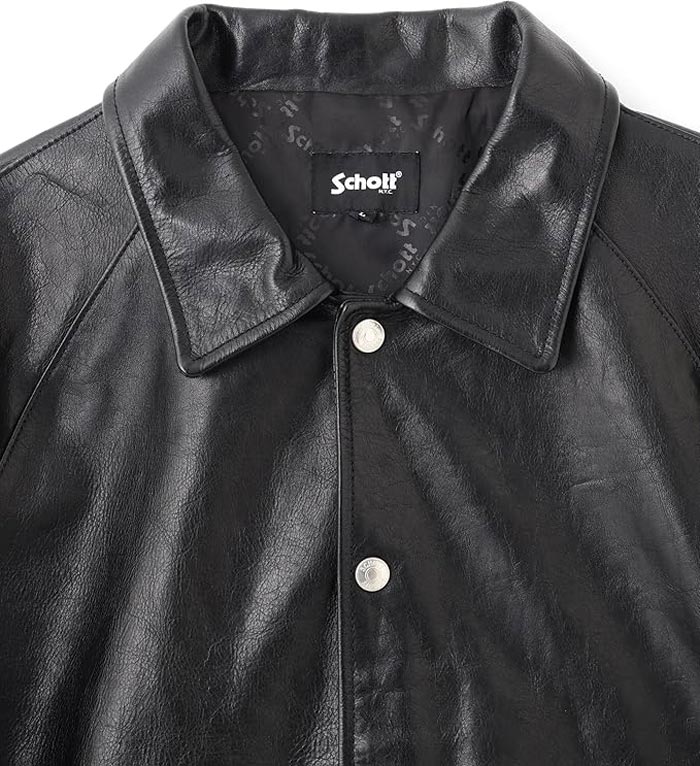 Schott(ショット) レザー ジャケット コーチジャケット アウター メンズ カウレザー 革ジャン ライダース 782-5950054 送料無料の画像