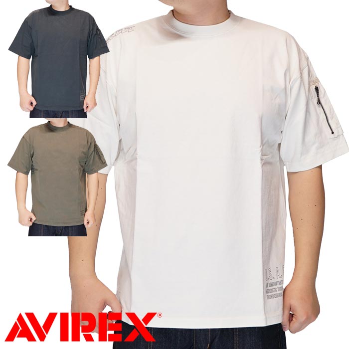 AVIREX アビレックス アヴィレックス Tシャツ 半袖 メンズ フェイド