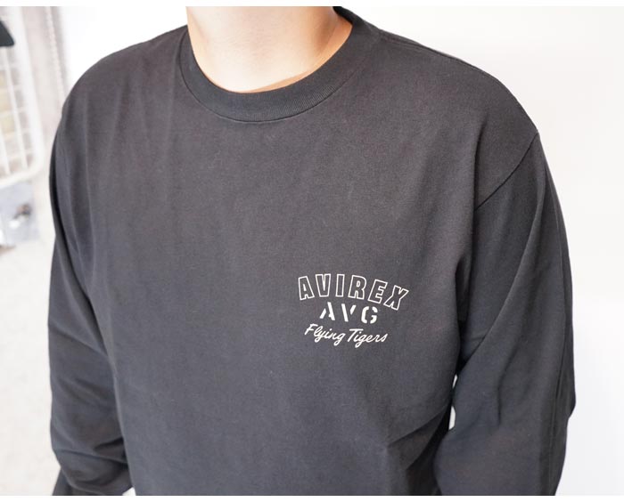 AVIREX アヴィレックス アビレックス 長袖 Tシャツ プリントTシャツ ロンT メンズ ピンナップガール フライングタイガース 783-4230011 送料無料 AVIREX アヴィレックス アビレックス 長袖 Tシャツ プリントTシャツ