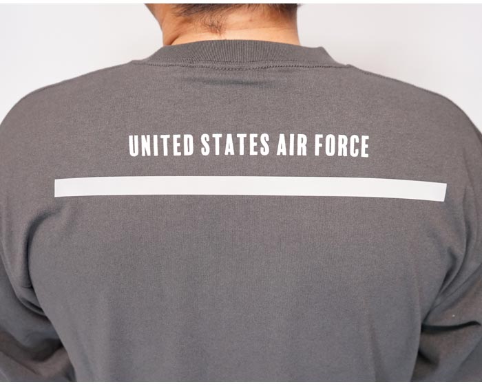 AVIREX アヴィレックス サイドジップ ステンシル 長袖Tシャツ AVIREX アヴィレックス アビレックス 長袖 Tシャツ サイドジップ