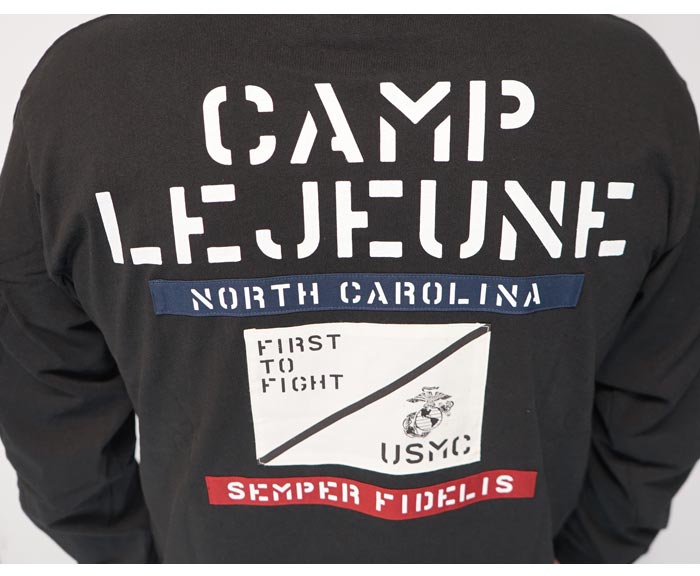 AVIREX アヴィレックス アビレックス 長袖 Tシャツ CAMP LEJEUNE