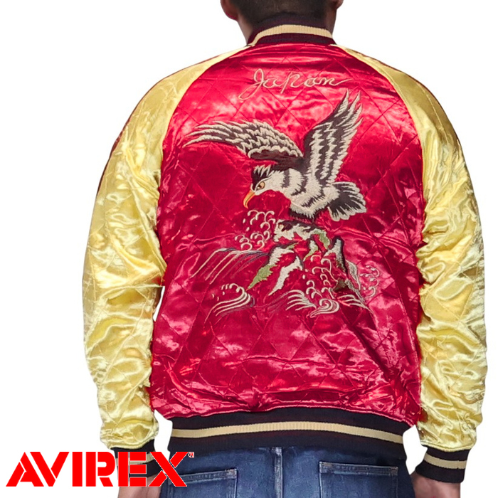 AVIREX アヴィレックス スカジャン リバーシブル キルティング メンズ