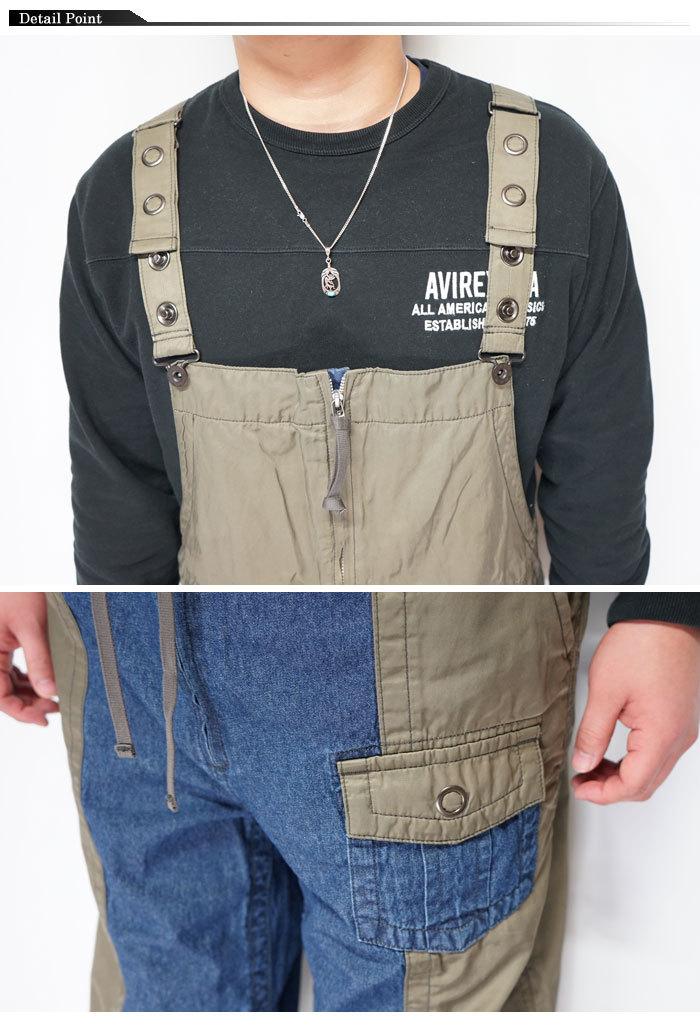 AVIREX（アヴィレックス） アビレックス メンズ オーバーオール