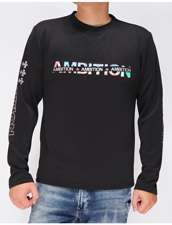 Be Ambition ビーアンビション ロング Tシャツ ロンT 長袖 メンズ ロゴ