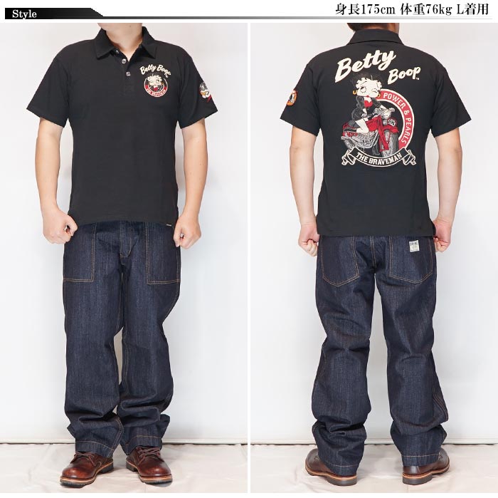 THE BRAVEMAN ブレイブマン ベティブープ ベティー コラボ ポロシャツ