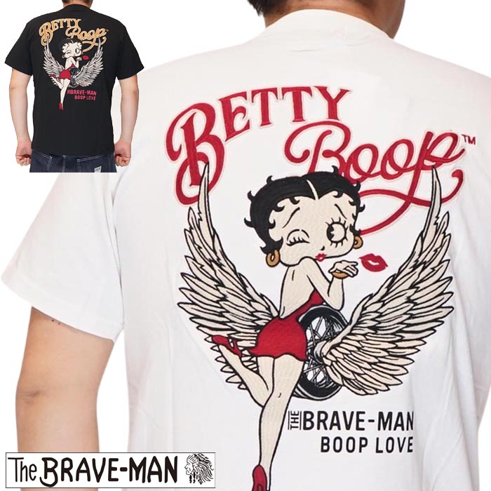 THE BRAVEMAN ブレイブマン ベティブープ ベティー コラボ Tシャツ メンズ BBB-2514 送料無料 THE BRAVEMAN ブレイブマン ベティブープ ベティー コラボ Tシャツ