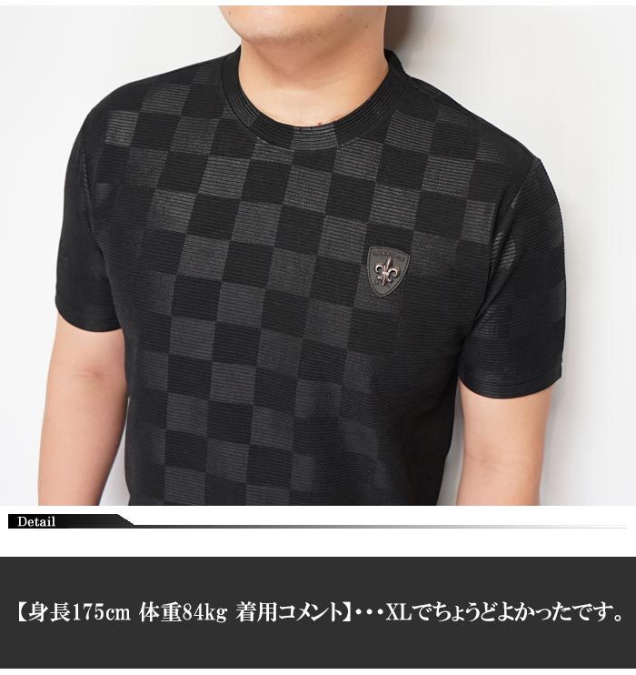 Be Ambition ビーアンビション 半袖 Tシャツ メンズ ユリ ワッペン＆ロゴ刺繍 T21102