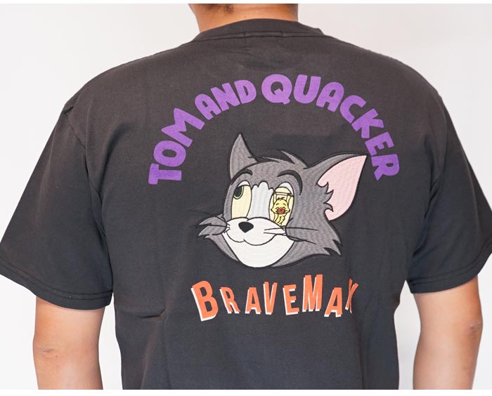 THE BRAVEMAN ブレイブマン トムとジェリー コラボ Tシャツ メンズ TJB-2503 送料無料 THE BRAVEMAN ブレイブマン トムとジェリー コラボ Tシャツ メンズ TJB