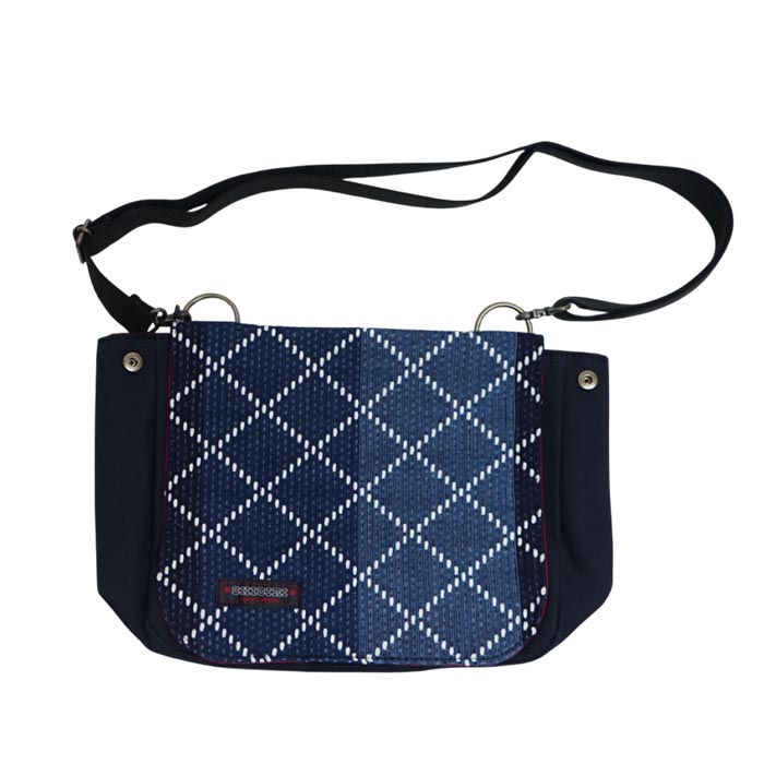 CHIGIRI ちぎり 横型かぶせショルダー 和柄 バッグ 日本製 BAG 鞄 桜