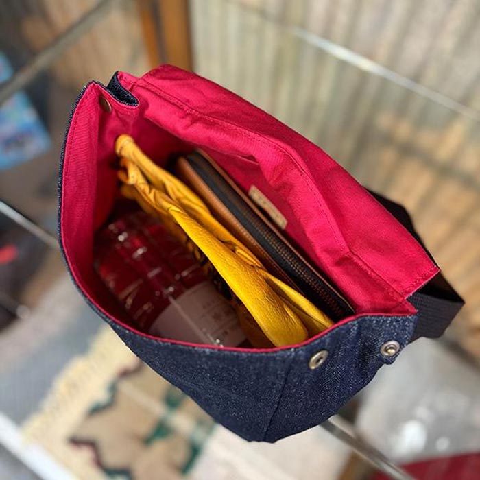 CHIGIRI ちぎり 横型かぶせショルダー 和柄 バッグ 日本製 BAG 鞄 桜