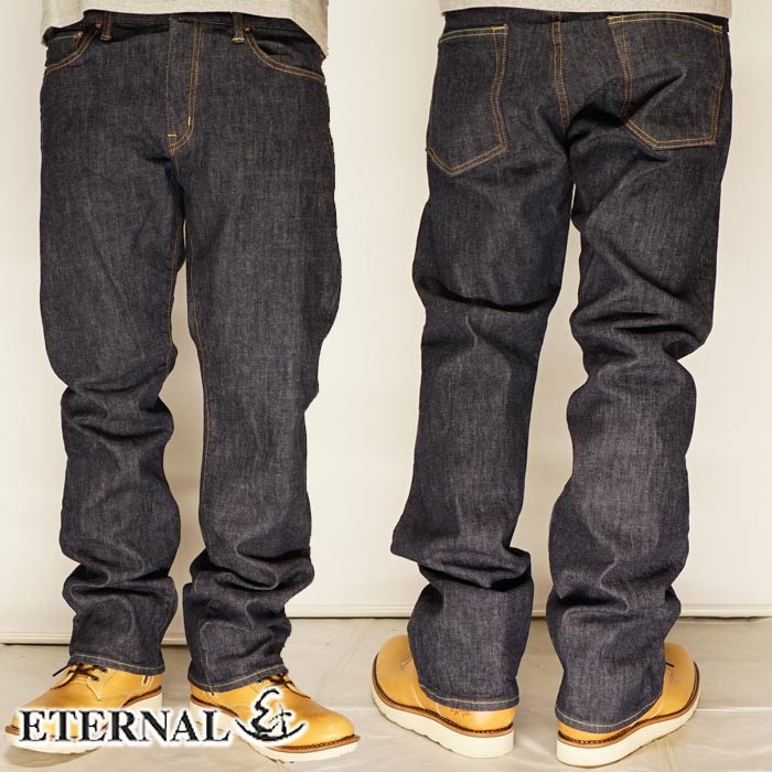 ETERNAL エターナル No.53502 ストレートストレッチ 80cm ETERNAL エターナル ストレッチ 5ポケット タイト ストレート ジーンズ