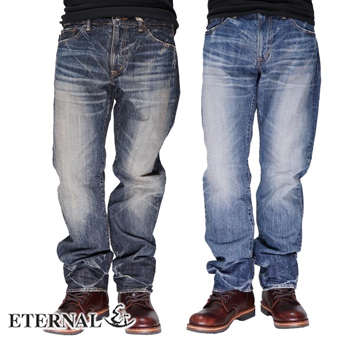 ETERNAL エターナル ジーンズ 5ポケット ストレート デニム ワン