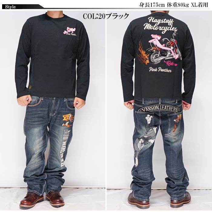 Flag staff（フラッグスタッフ） ピンクパンサー ロング Tシャツ