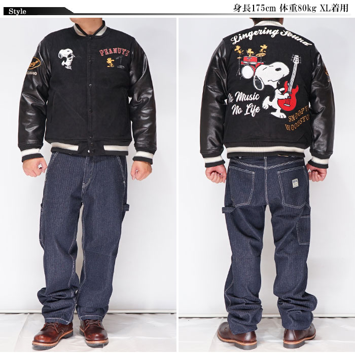 非売品　TRANSPORT スタジャン　staff ver　L 楽天市場】スーパーセール フラッグスタッフ FLAGSTAFF スヌーピー