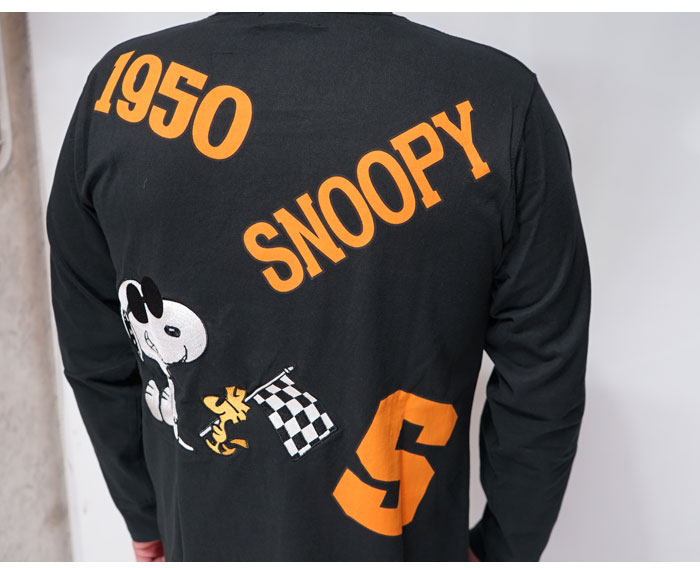 Flag staff（フラッグスタッフ） スヌーピー コラボ ロング Tシャツ