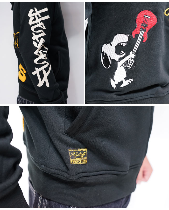 Flag staff（フラッグスタッフ） スヌーピー コラボ パーカー メンズ