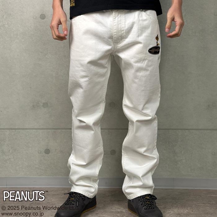 FLAGSTAFF フラッグスタッフ スヌーピー コラボ ジーンズ デニム ストレッチ バイク 452100 送料無料 FLAGSTAFF フラッグスタッフ スヌーピー コラボ ジーンズ デニム