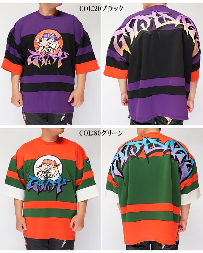 GALFY（ガルフィー） Tシャツ 半袖 メンズ レディース カラーギャング
