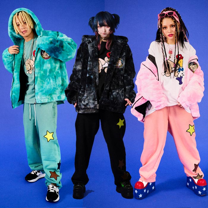 GALFY（ガルフィー） アウター メンズ レディース もこもこ 色ぼんやり